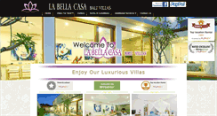 Desktop Screenshot of labellacasabali.com